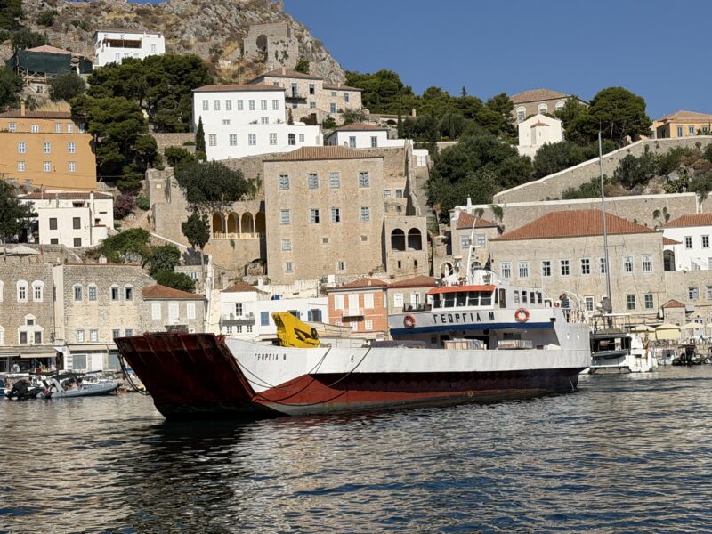 PlanetSKI in the summer, Hydra in Greece. Image © PlanetSKI